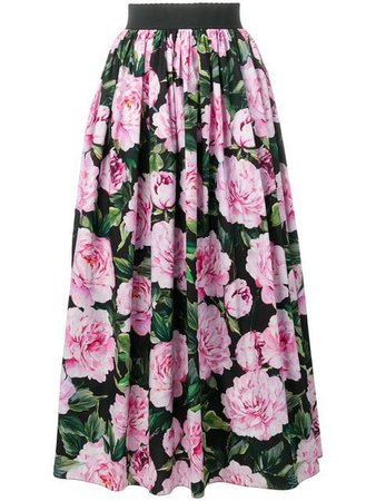 Dolce & Gabbana floral maxi skirt