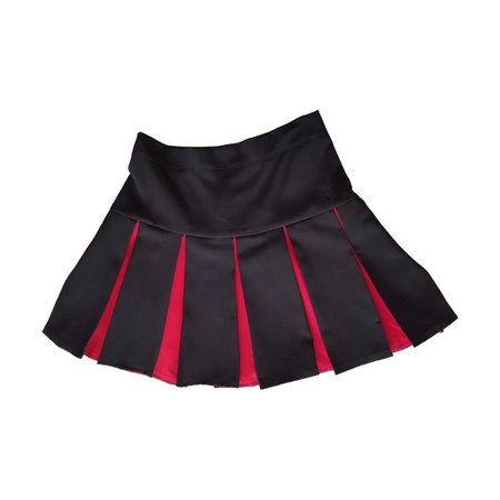 Red and Black Skirt