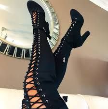 high heel overknee boots