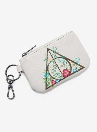 Harry Potter Deathly Hallows Floral ID Wallet