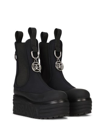 Dolce & Gabbana logo-sole Platform Boots - Farfetch