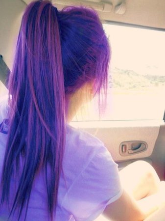 over 50 purple hair