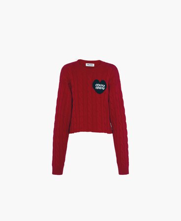 Cashmere sweater Red | Miu Miu