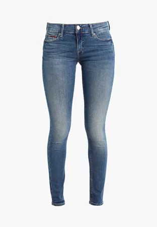 Tommy Jeans MID RISE SKINNY NORA - Jeans Skinny Fit - Royal Blue