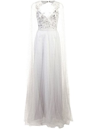 Marchesa Notte long empire line dress $1,195 - Shop SS19 Online - Fast Delivery, Price
