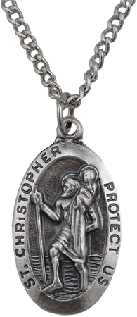 st Christopher necklace
