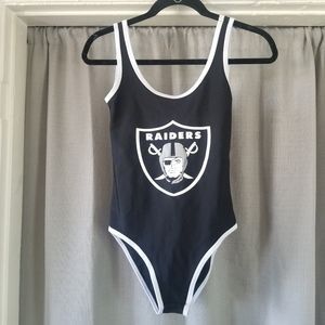 NFL | Swim | Raiders Nfl Team Bathing Suit | Poshmark
