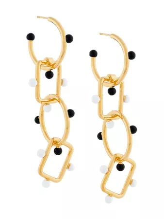 Marni Drop Chain Pendant Earrings - Farfetch