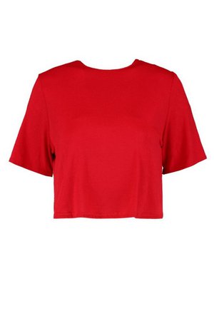 Petite Basic Cropped T-Shirt | Boohoo