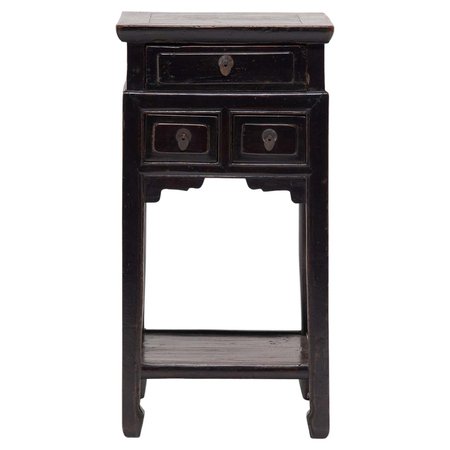 Chinese Three Drawer Display Table, c. 1850 For Sale at 1stDibs