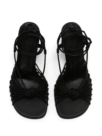 JW Anderson chain-heel Leather Sandals - Farfetch