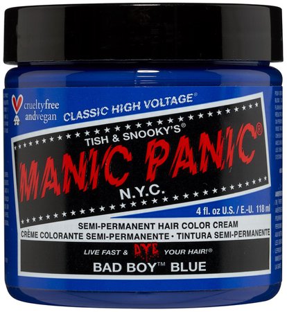•• Manic Panic - Hair Dye •• Bad Boy Blue ••