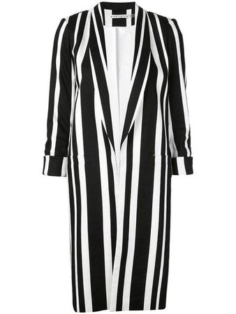 Alice+Olivia long blazer with stripes $388 - Shop SS19 Online - Fast Delivery, Price