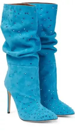 boots blue heel - Google Search