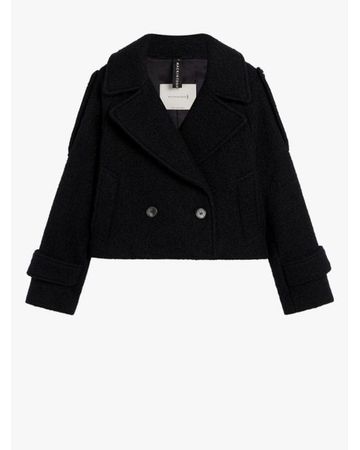 Shop Navy Wool Coat for Women | Lyst