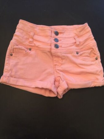 women ice cream peach shorts