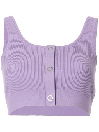 Lilac Cropped Tank Top