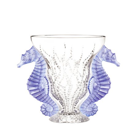 Lalique Crystal Poseidon Vase | Vases | Lalique Crystal | Crystal & Glassware | Tabletop | ScullyandScully.com