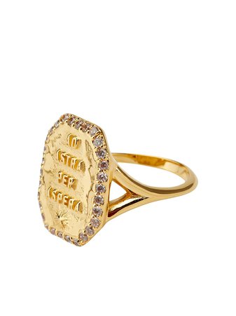 Shop By Alona Ad Astra signet ring with Express Delivery - FARFETCH