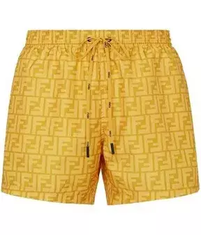 mens yellow swim shorts fendi - Google Search