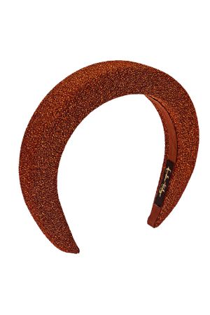 Leontine Vintage Lurex headband copper