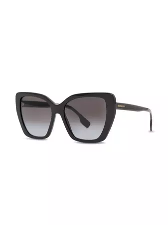 Burberry Check cat-eye Frame Sunglasses - Farfetch