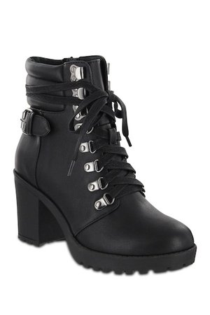 Lace up bootie