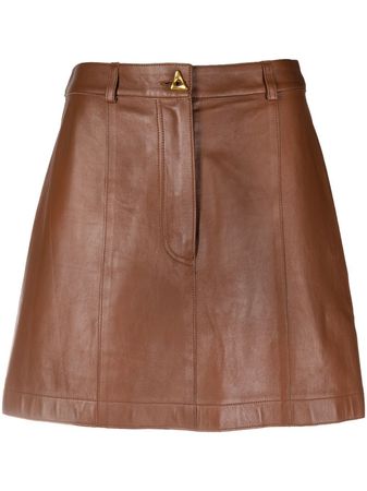 AERON Rudens Lambskin Miniskirt