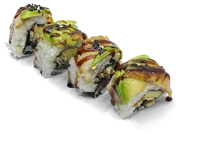 Uramaki unagi sushi