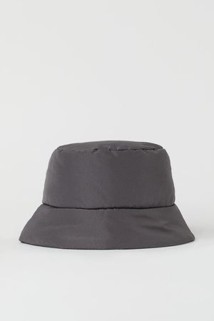 Padded Bucket Hat - Dark gray - Ladies | H&M CA