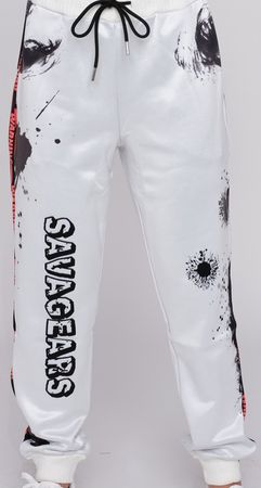 White SAVAGE ‘Freedom’ Pants