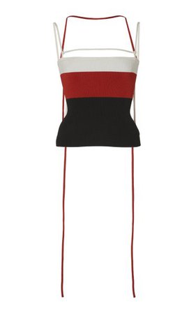 Color-Blocked Ribbed-Knit Tank Top By Peter Do | Moda Operandi