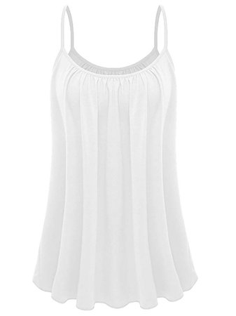7th Element Womens Plus Size Cami Basic Camisole Tank Top (White, 2XL) at Amazon Women’s Clothing store