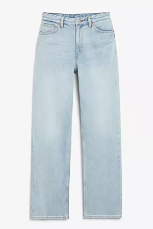 Taiki straight leg light blue jeans - Beach blue - Jeans - Monki WW