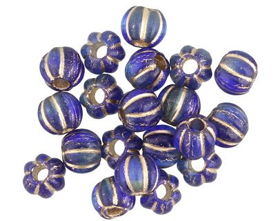 Czech Glass Blue Nile Melon Round 8mm - Lima Beads
