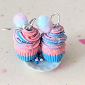 Cotton Candy Earrings Miniature Food Jewelry Inedible | Etsy