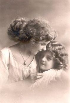 mother and daughter vintage