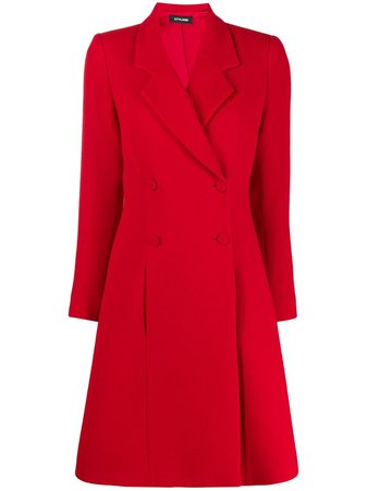 Styland Double Breasted Flared Coat Aw19 | Farfetch.com