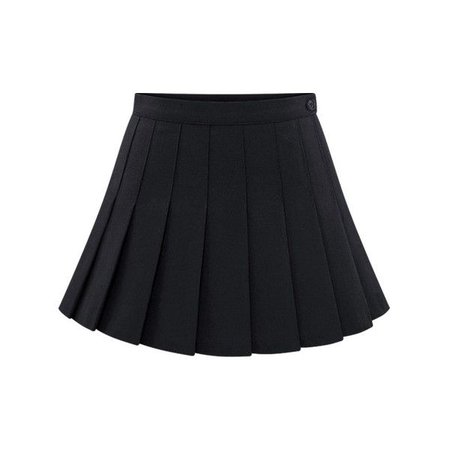 Faded black mini skirt