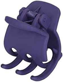 dark purple hair claw