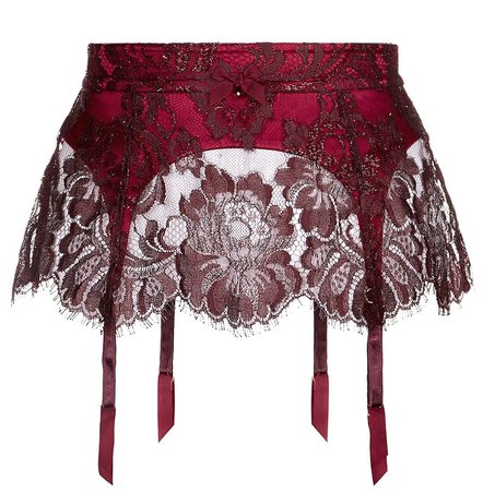 MARTY SIMONE • LUXURY LINGERIE - Agent Provocateur | Mei - in siam red silk satin &...