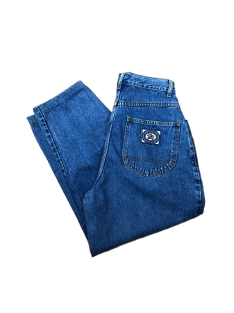 vintage 90s baggy jeans blue denim Etsy