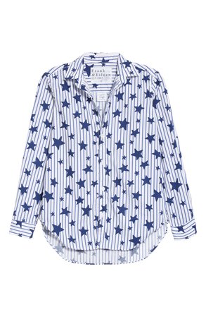 Frank & Eileen Frank Stars & Stripes Superfine Poplin Button-Up Shirt | Nordstrom