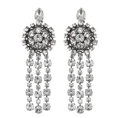 Metal earrings with drop crystals - Gucci Fashion Jewelry For Women 538494J1D508162
