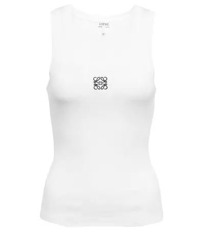 Loewe - Anagram cotton-blend top | Mytheresa