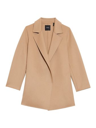 Shop Theory Clairene Wool-Cashmere Coat | Saks Fifth Avenue