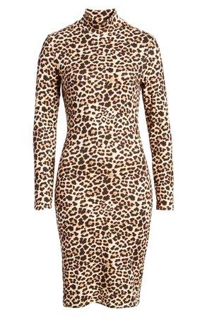 Leith Long Sleeve Body-Con Dress (Regular & Plus Size) | Nordstrom