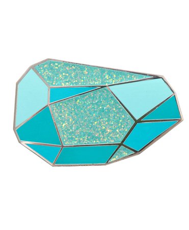 Turquoise December Birthstone Enamel Pin : wantloveneed.com - all kinds of lovely - the online shop of mookau, Sheffield