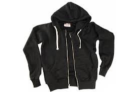 black sweatshirt zip up open - Google Search