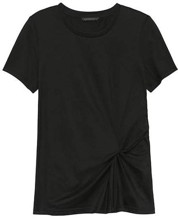 SUPIMA® Cotton Side-Twist T-Shirt